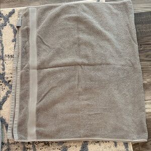 Set of 3 100% Cotton Bath Towel - Gray